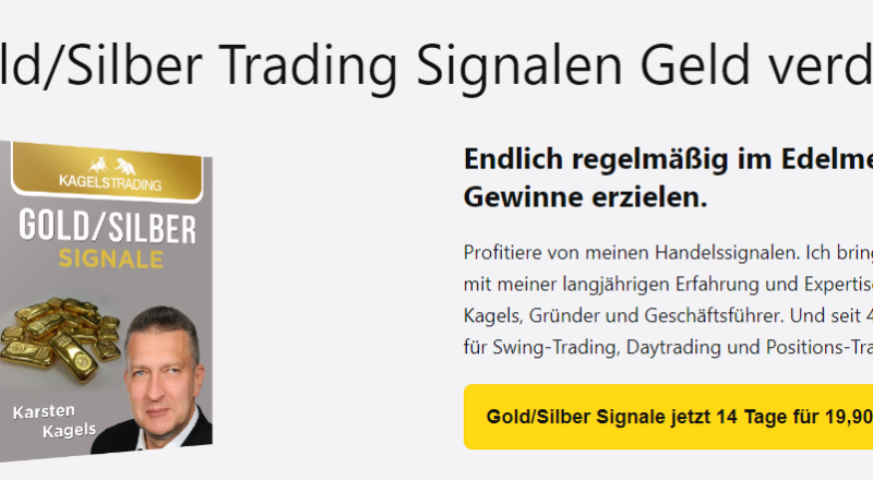 Gold/Silber Trading Signale von Karsten Kagels - Erfahrungen.