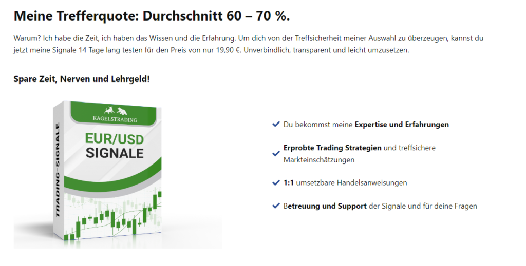 Meine Erfahrungen mit den EUR/USD Daytrading Signalen von Karsten Kagels