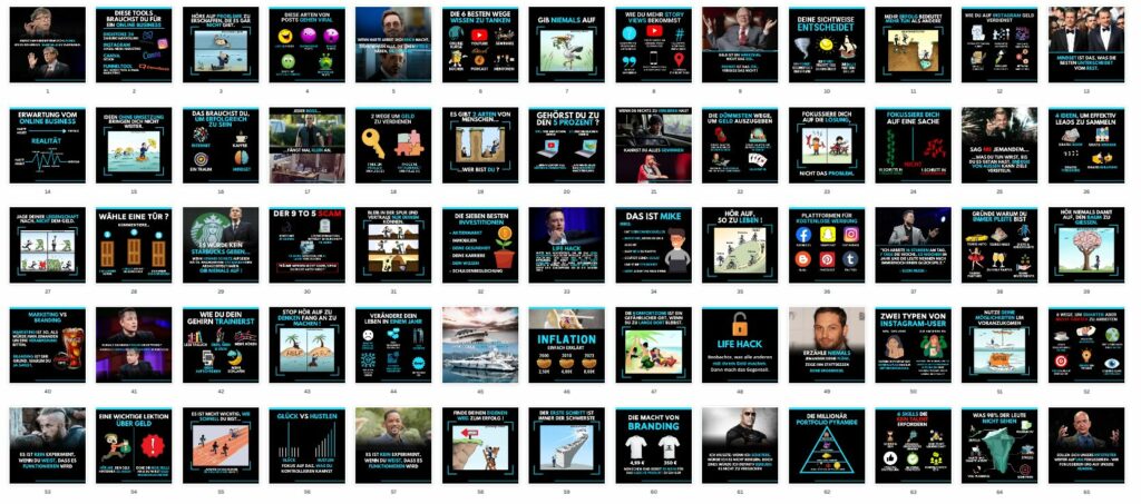 Das Insta Carousel Bundle wurde entwickelt, um dir das Leben zu erleichtern und gleichzeitig deine Instagram-Präsenz zu verbessern.