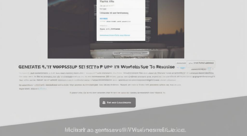 Wie richte ich eine WordPress-Seite ein? Dein Weg zu einer erfolgreichen Online-Präsenz!